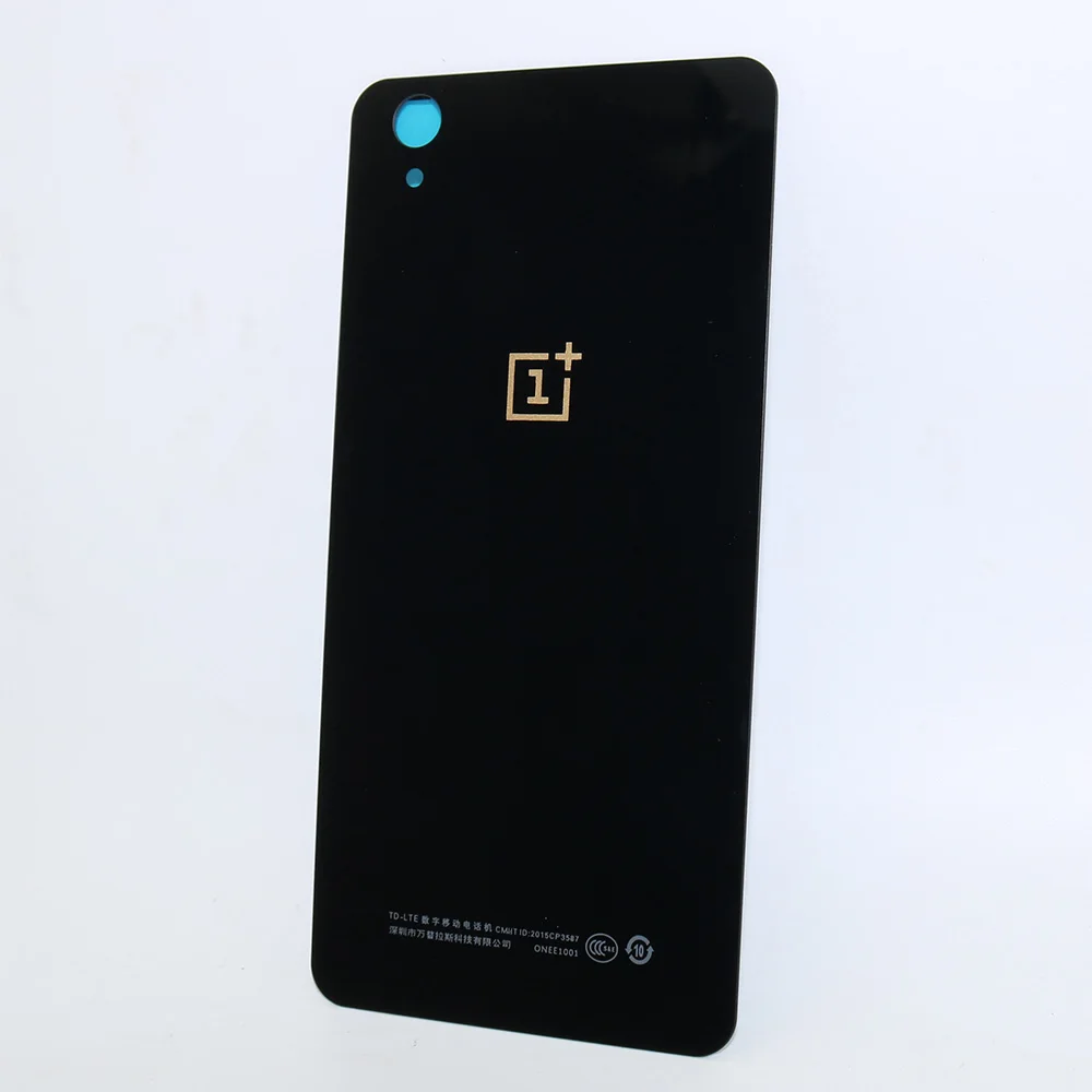 Оригинальное белое черное заднее стекло Замена для One Plus X OnePlus 1 + крышка батареи