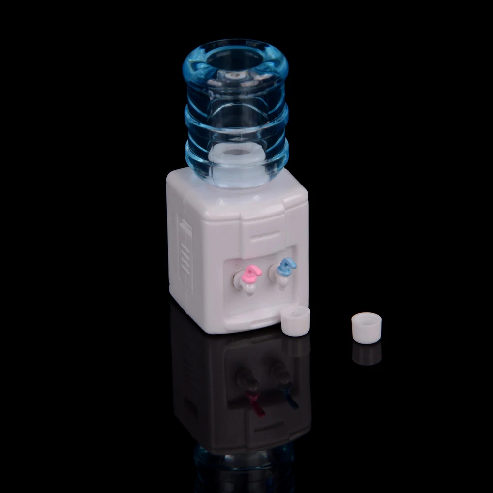 Горячая продажа 1:12 весы питьевые фонтаны бутылки минеральной воды кукольный