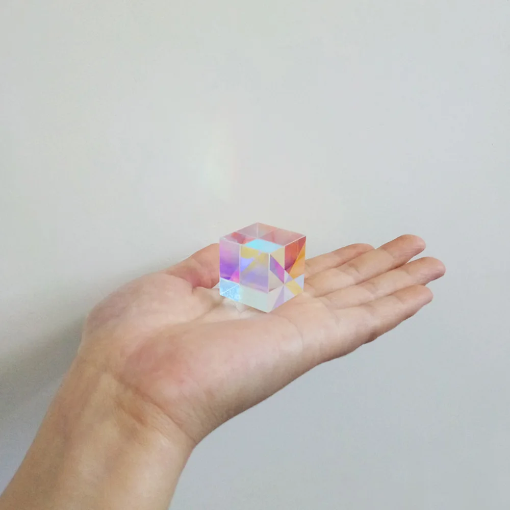 23*23*23mmColor prism cube светильник в подарок от оптической науки эксперимент