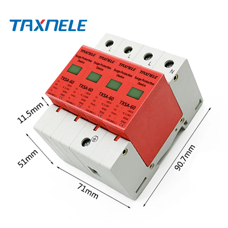 Устройство защиты от перенапряжения защита переменного тока SPD Din-рейки 20KA 40KA 30KA