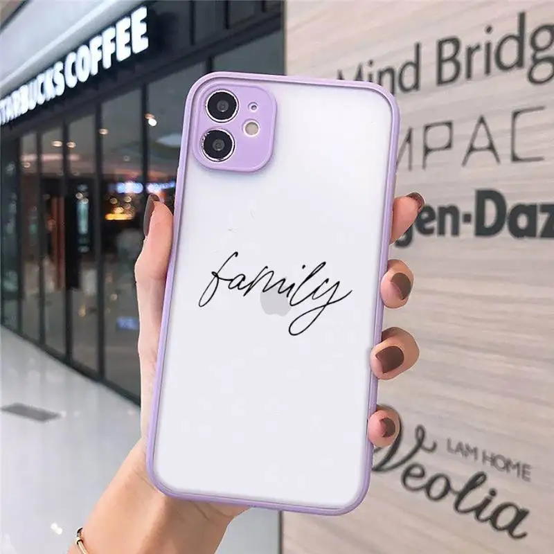 

Text simple art design pattern luxury design Phone Case matte transparent For iphone 7 8 11 12 plus mini x xs xr pro max cover
