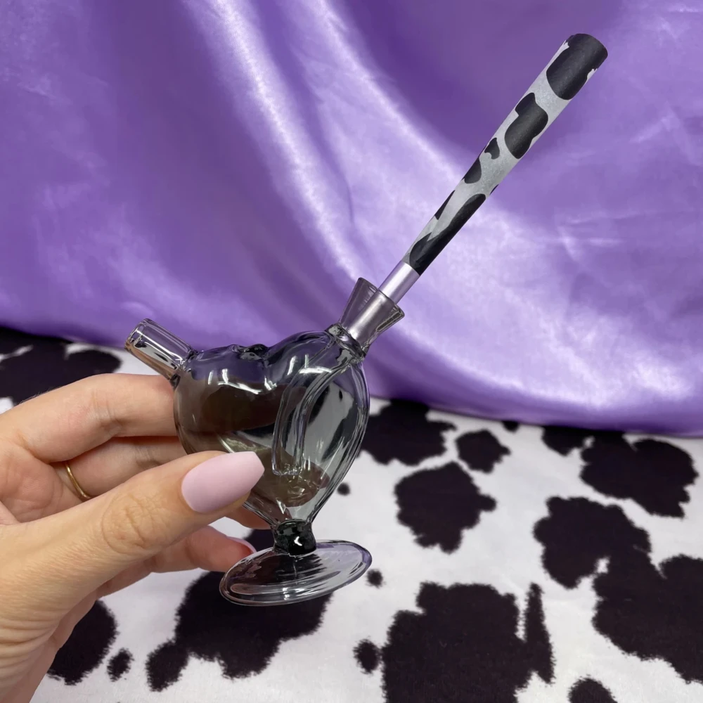 Розовый барботер в форме сердца | Дом и сад