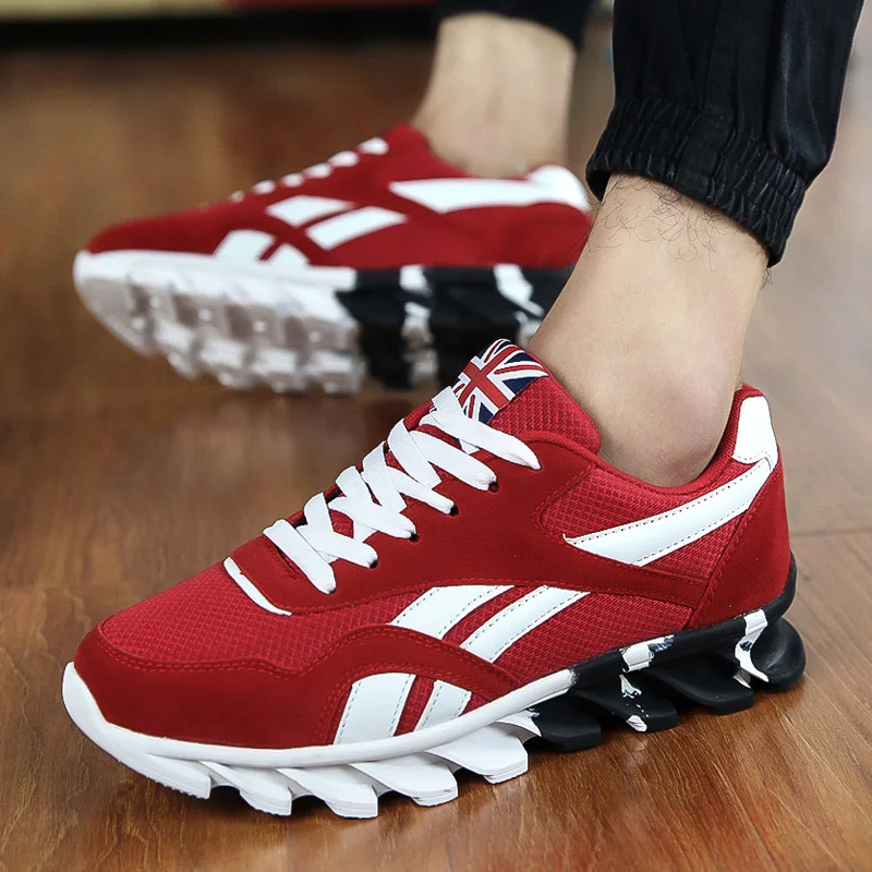 

Newbeads Men's New Male Running Sneakers Light Leisure Breathable Comfortable Shoes Casual Fashion Lace Up Outdoor Gym Shoes