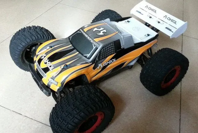 Радиоуправляемый грузовик Moonster 1/8 окрашенный кузов автомобиля для HPI 4.6xlF EREVO Thunder