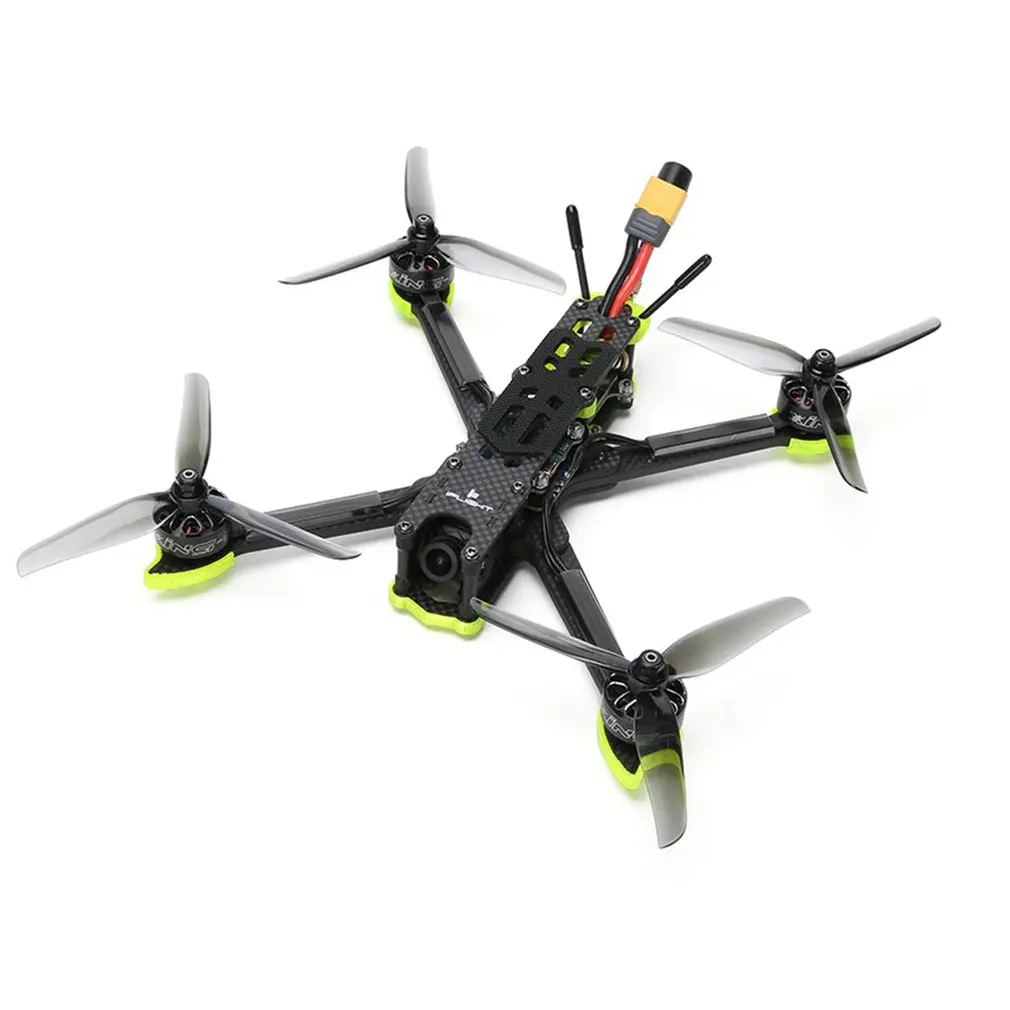 

Дрон Iflight Nazgul5 V2, 240 мм, 5 дюймов, 4S 6S, FPV, BNF с Succex-E F7 45A Stack / XING-E Pro 2207 Motor/Racecam R1, камера 2,1 мм