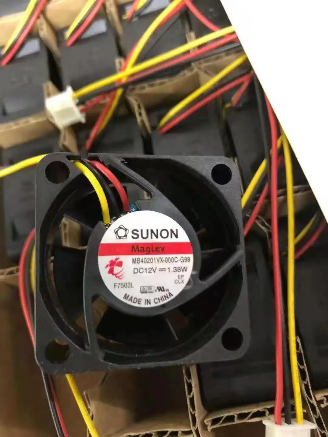 SUNON MB40201VX 000C G99 AC/DC 12V 1 38 W 3 провод 40X40X20mm Сервер вентилятор охлаждения|Кулеры и