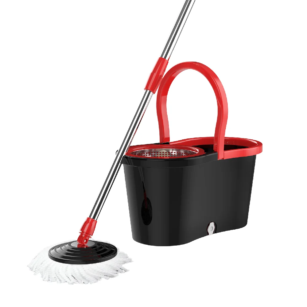 Швабра SOKOLTEC из нержавеющей стали вращающаяся микрофибры с ведром для мытья пола