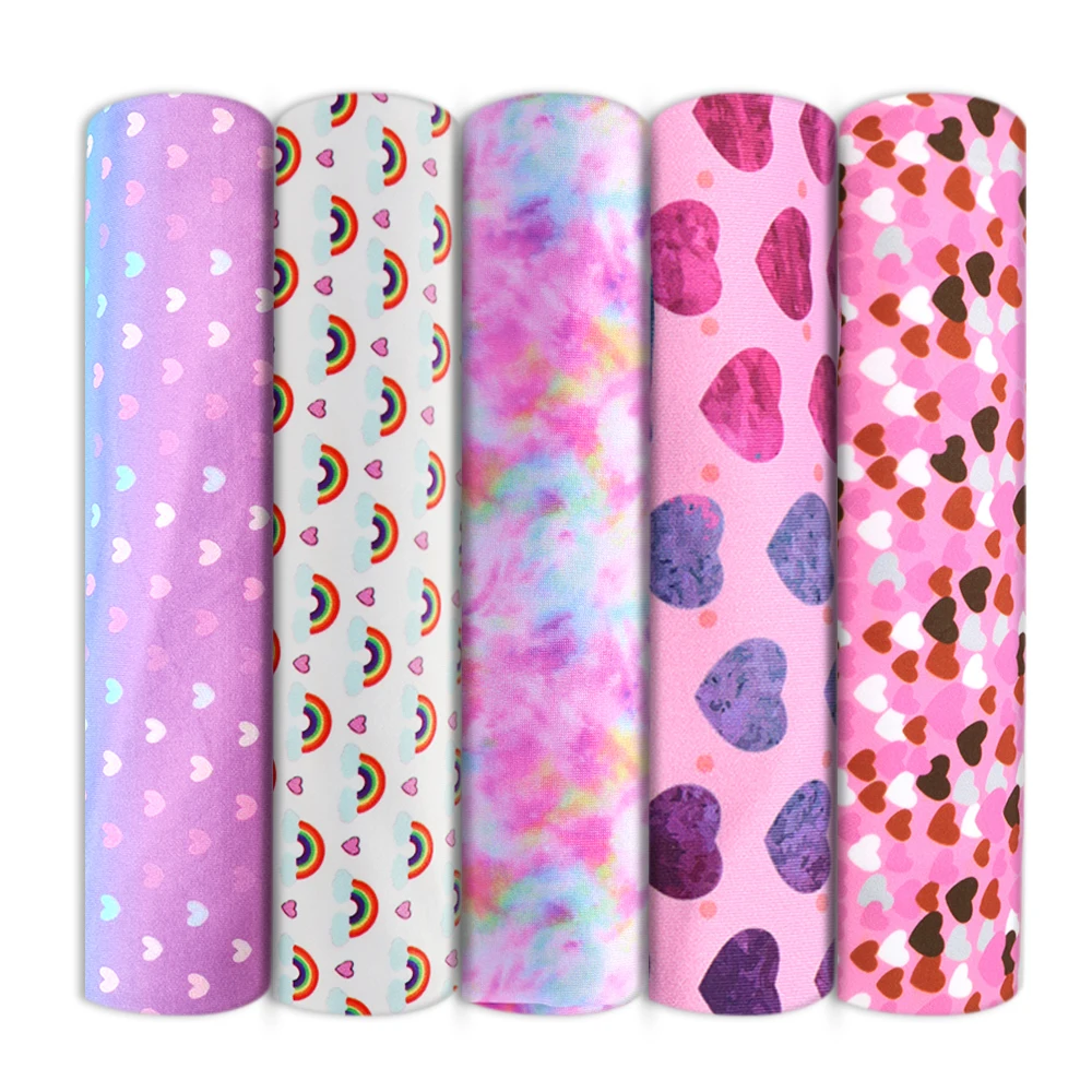 Стрейчевая трикотажная ткань в форме сердца на День святого Валентина 4 способа