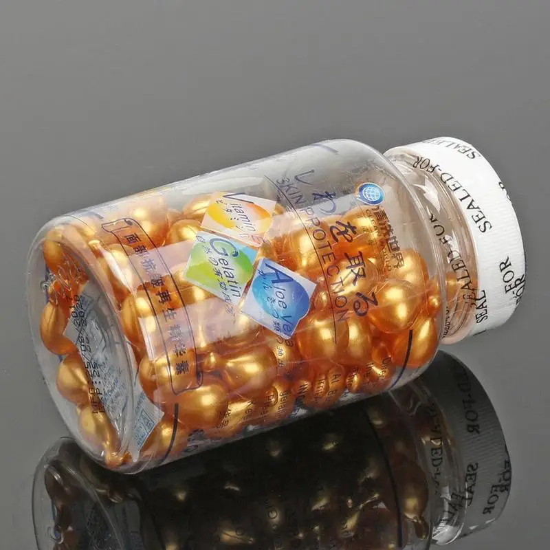 Дропшиппинг 90 шт./бутылка витамин е капсулы Сыворотка для удаления прыщей