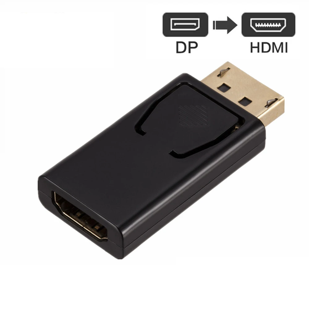 

Displayport To HDMI Adapter Displayport To HDMI Female Converter Adapter 1.3V Gold-plated Support Resolution Up To 1080P Full HD