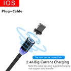 Магнитный USB-кабель со светодиодной подсветкой, Micro USB Type-C для iPhone X, Xs Max, магнитное зарядное устройство для Samsung S22, 21, 20, 10, 9, Xiaomi 12, 11, 10 Pro, USB C