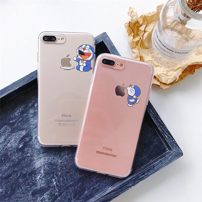Забавный милый чехол с рисунком дораэмона для iPhone X 6 6s 7 8 Plus Xr Xs Max Capa