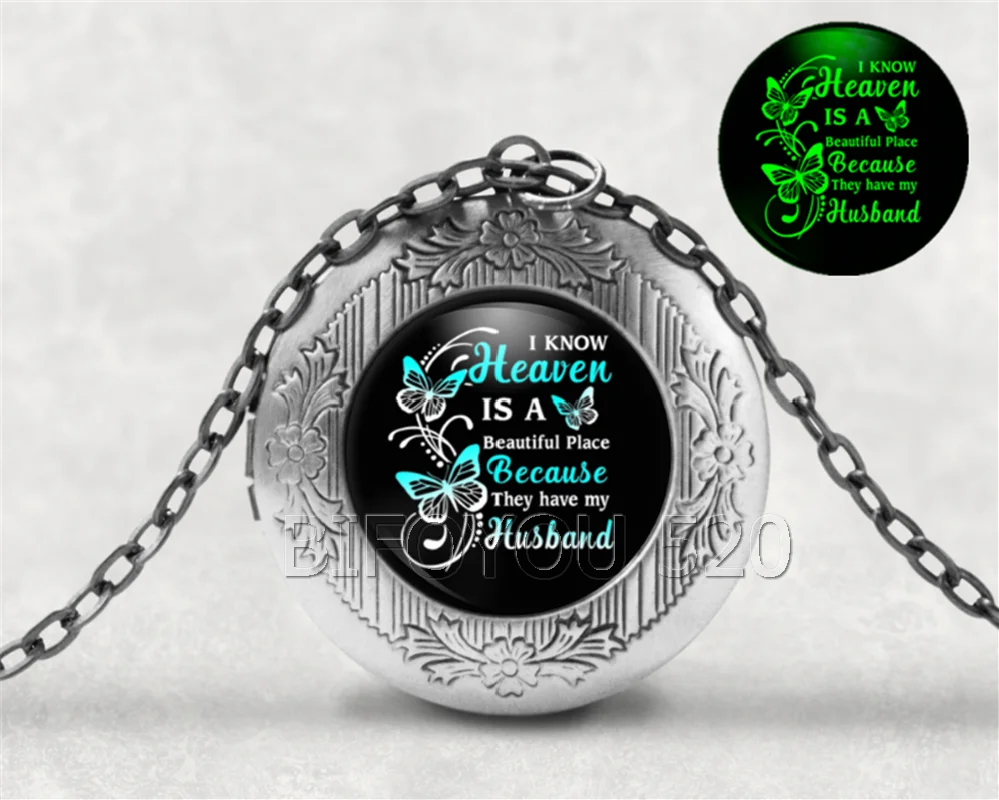 BIFOYOU мужской на небесах кабошон стекло ароматерапия фото медальон ожерелье Духи