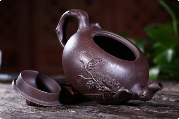 

460 ml product ores yixing quality goods are recommended ores purple clay squirrel grape by hand