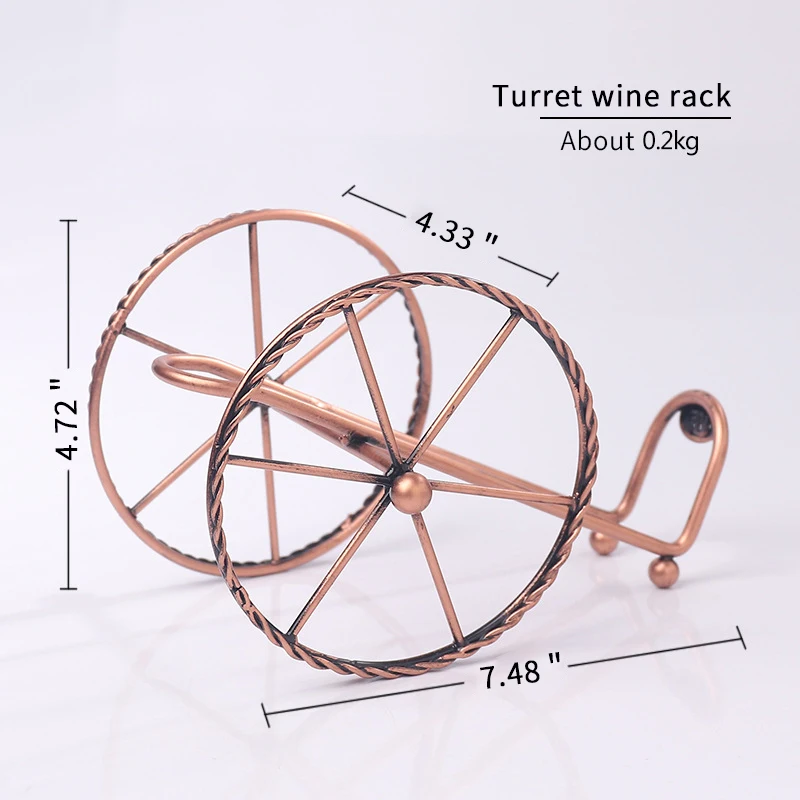 Металлическая подставка для красного вина в стиле ретро бронзовый Держатель на
