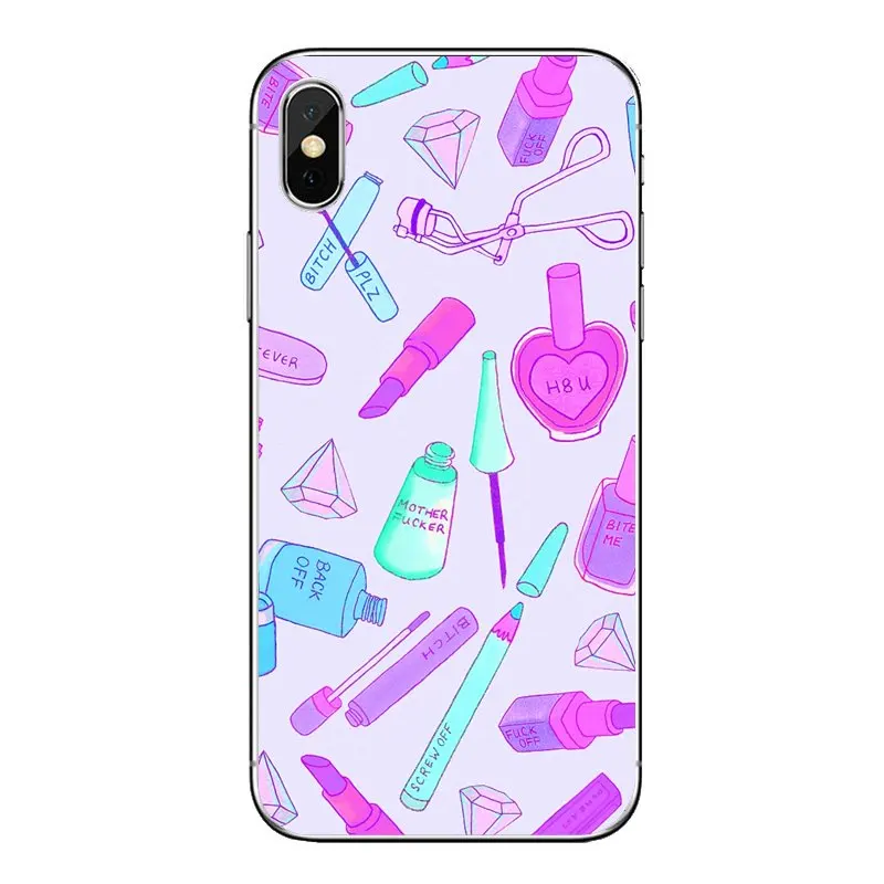 ТПУ чехол для huawei P20 Lite Nova 2i 3i 3 GR3 Y6 Pro Y7 Y8 Y9 Prime 2018 2019 инструменты губная помада