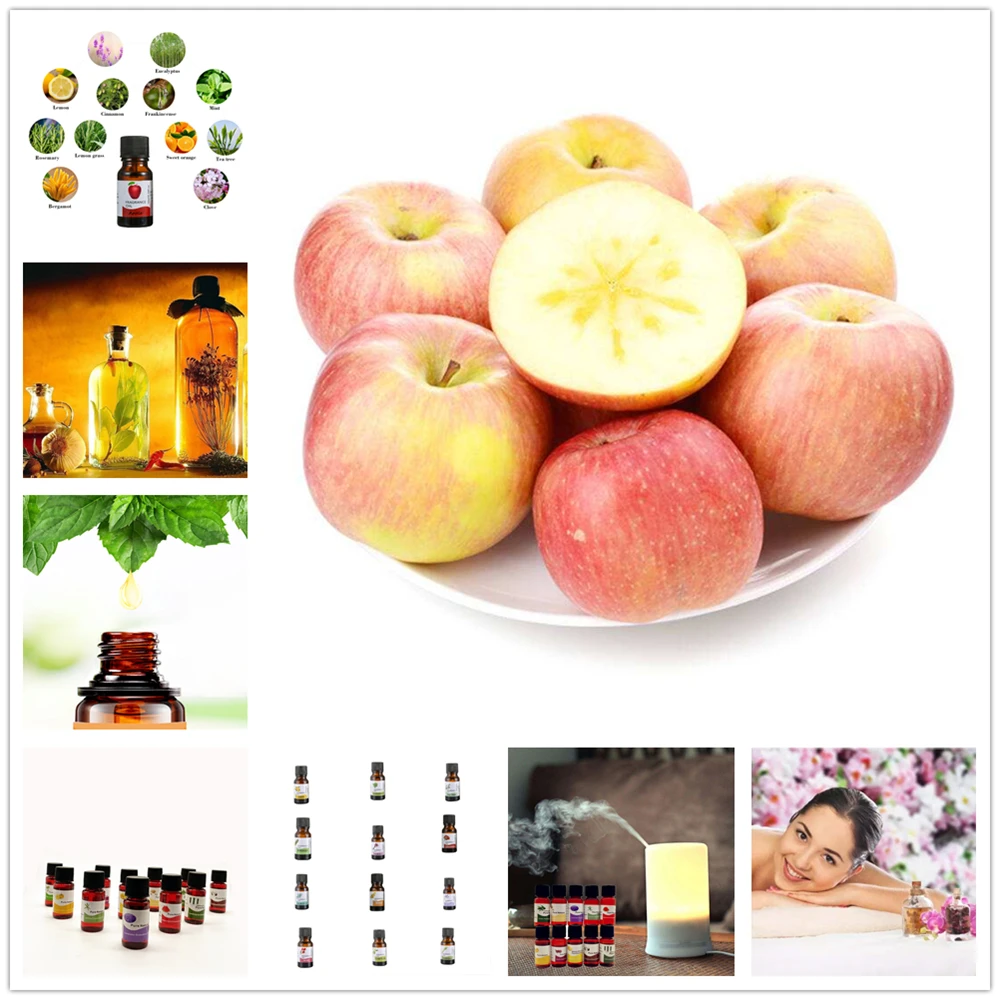 10 мл чистое яблоко эфирные масла для ароматерапии диффузоры освежитель воздуха