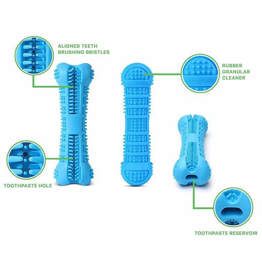 Собака жевательные игрушки молярный очиститель зубов кисточка палочка кость