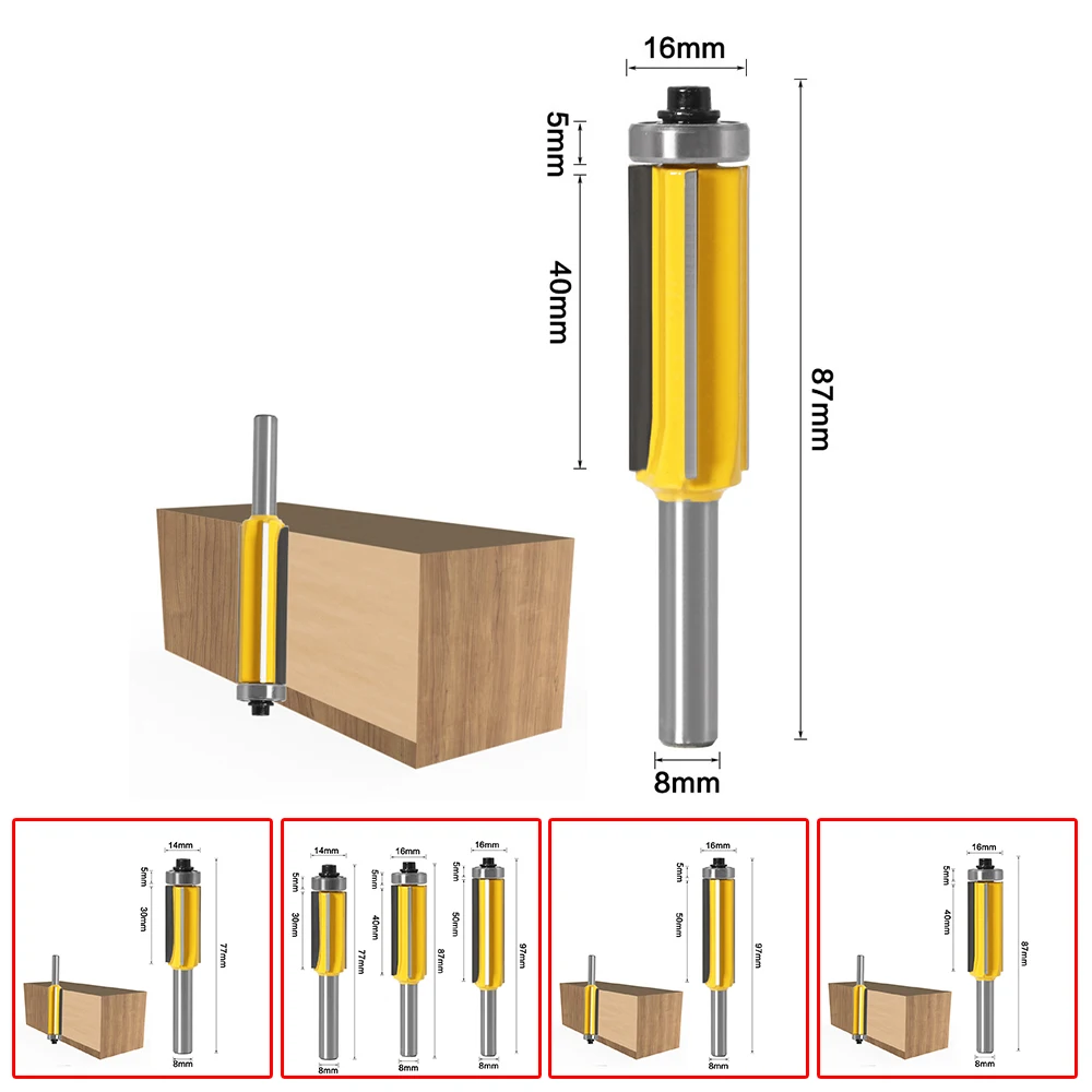 YG8 8 мм хвостовик фрезы 4 флейты деревообрабатывающий промышленный класс микро