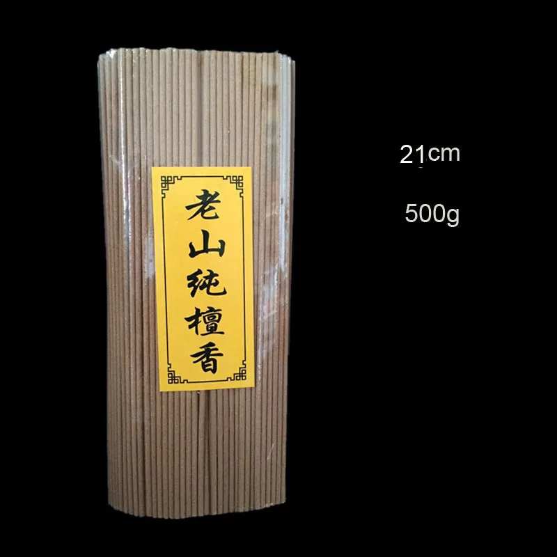 21cm smoking T Laoshan чистый натуральный сандаловое дерево линия благовония палочка 500 г оптом Упакованные палочки благовония товары по тематике Будда Свежий воздух - Аромат: 21cm smoking