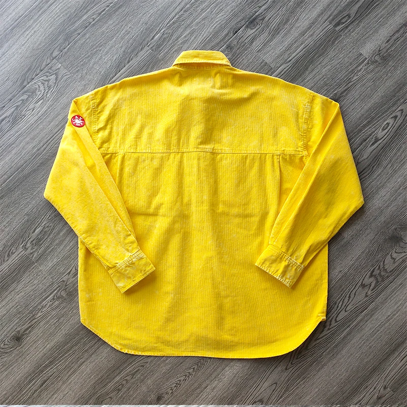 

Куртка на молнии для мужчин и женщин, дизайнерская уличная одежда, пиджак желтого цвета, CAVEMPT C.E CORD, 1:1