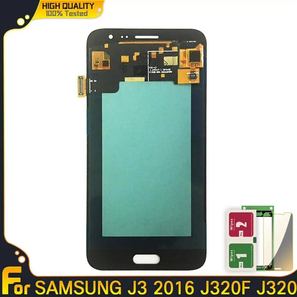Новый ЖК дисплей для Samsung Galaxy J3 2016 J320 J320F J320H J320M с сенсорным дигитайзером в сборе