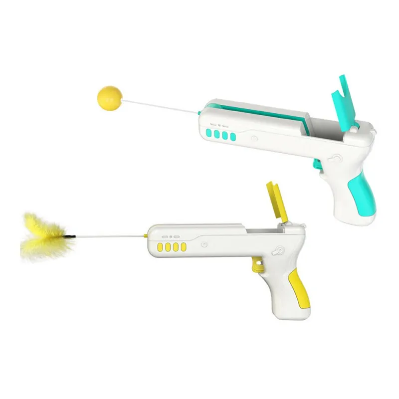 

Pet Cat Toy Feather Funny Sticks Durable Attract Cat Attention Interactive Training Educational Pet Interesting Toy