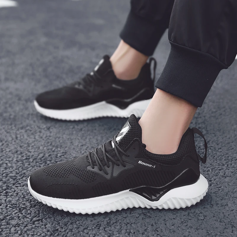 2019 модная мужская повседневная обувь дышащие кроссовки уличные носки на толстой