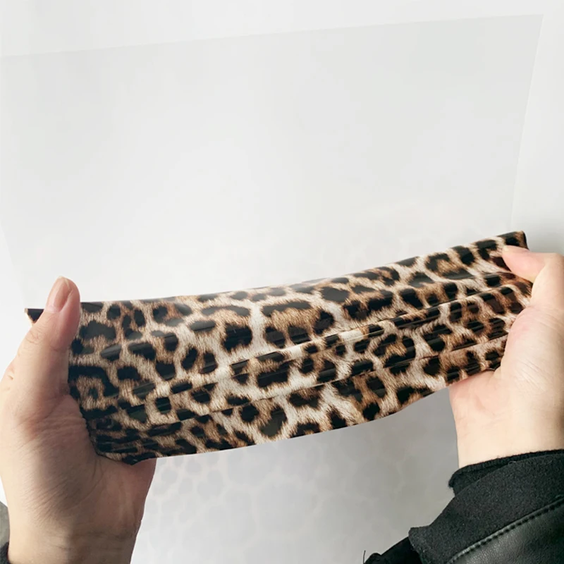 25 см * 50 см/50 100 леопардовый рисунок полиуретановая теплопередающая виниловая