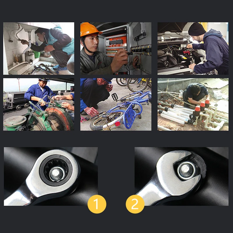 Инструменты с храповым механизмом динамометрические шестерни гибкие ключи