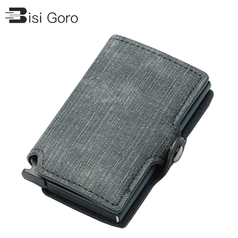 BISI GORO/2021 новые яркие кредитной держатель для карт с функцией блокировки RFID тонкий
