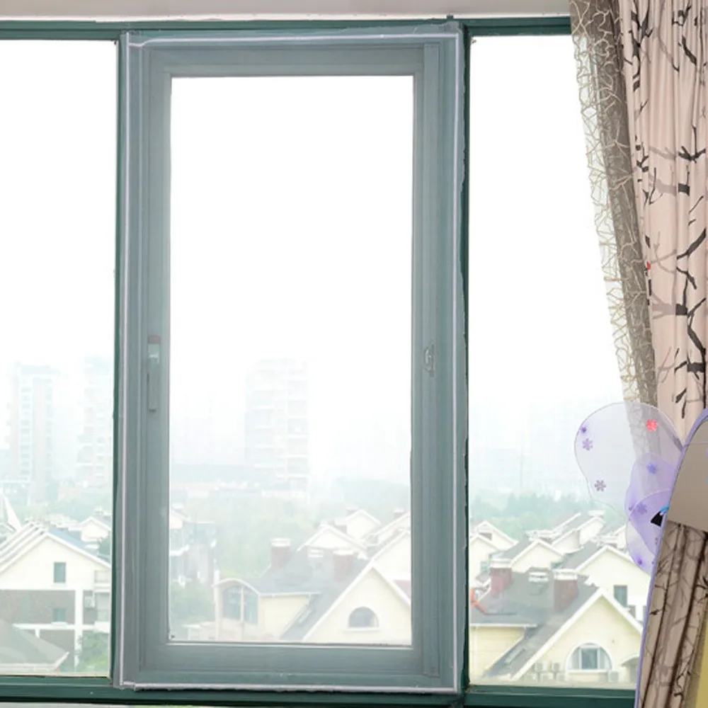 Insect Screen Window Netting Kit Fly Bug Wasp Mosquito Curtain Mesh Net Cover And Tape 19JL26 | Дом и сад