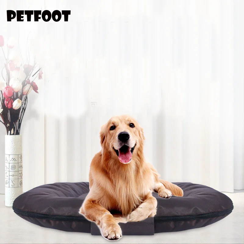 Кровати для больших собак круглый коврик сна Оксфорд моющийся большой размер