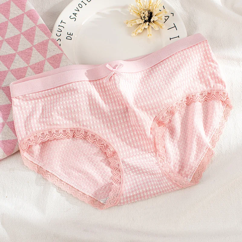 Трусики женские хлопковые бесшовные с высокой талией | Женская одежда