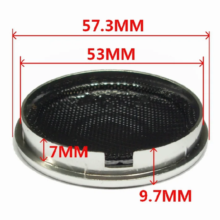 

1pcs 2"inch 57.3mm Speaker decorative circle With protective grille net cover