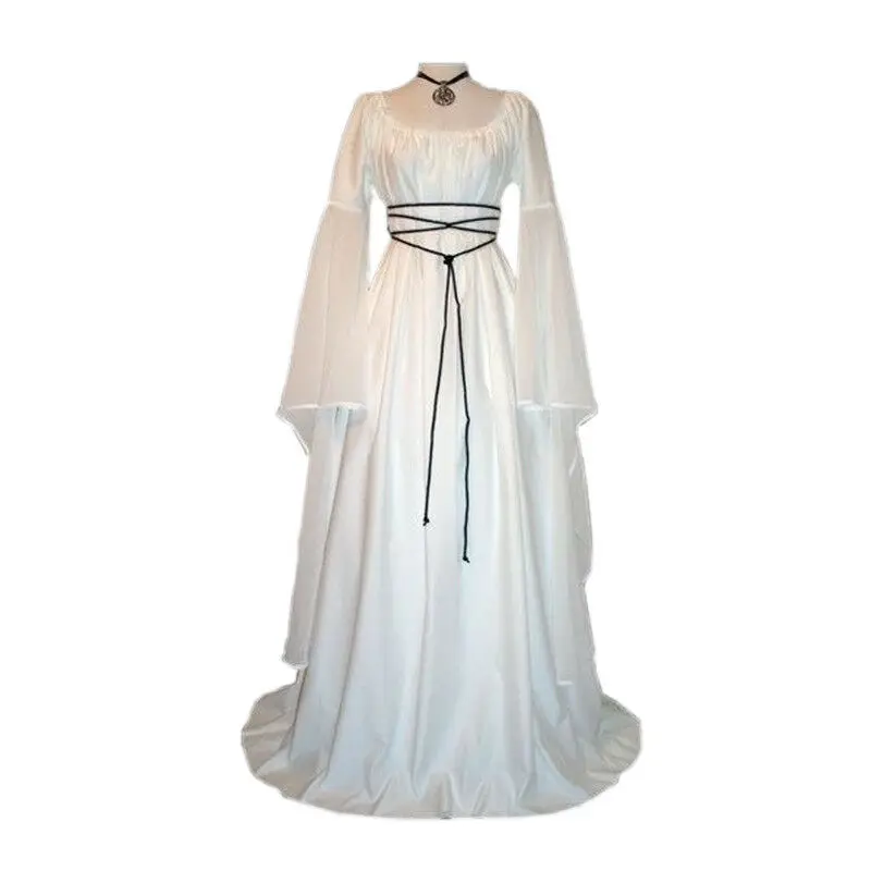 Винтажное средневековое женское платье готическое в стиле ренессанс |