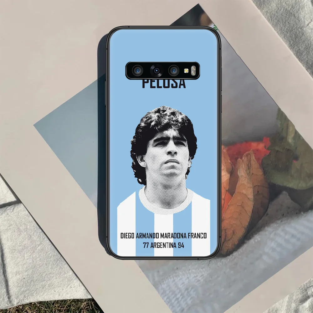 

Maradona Phone Case Cover Hull For Samsung Galaxy S 7 8 9 10 e 20 FE edge uitra plus Note 9 10 20 black Funda Fashion Hoesjes