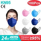 Elough 4D маски FPP2 цветные FP2 Mascarillas FFP2 сертифицированные рыбные взрослые FFP2Mask CE FFP3 Mascherina FFPP2