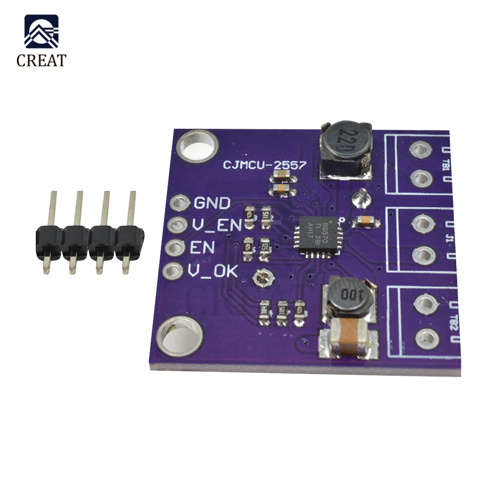 Повышающий преобразователь BQ25570 плата источника питания для Arduino солнечной