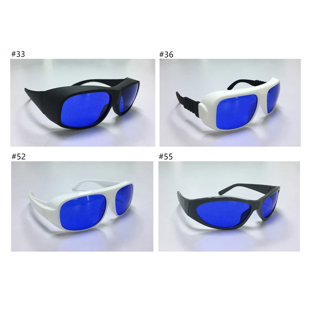 585nm 595nm Optical Density OD 4+ Laser Glasses Safety Goggles Yellow Laser Protection