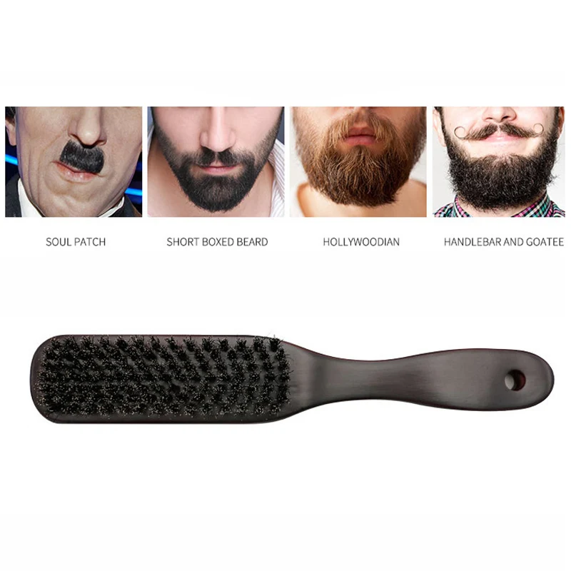 

Bristle Mustache Brush Wood Handle Men's Beard Brush Comb Facial Beard Cleaning Styling Brush;Beard Brush Comb Facial Cleaning