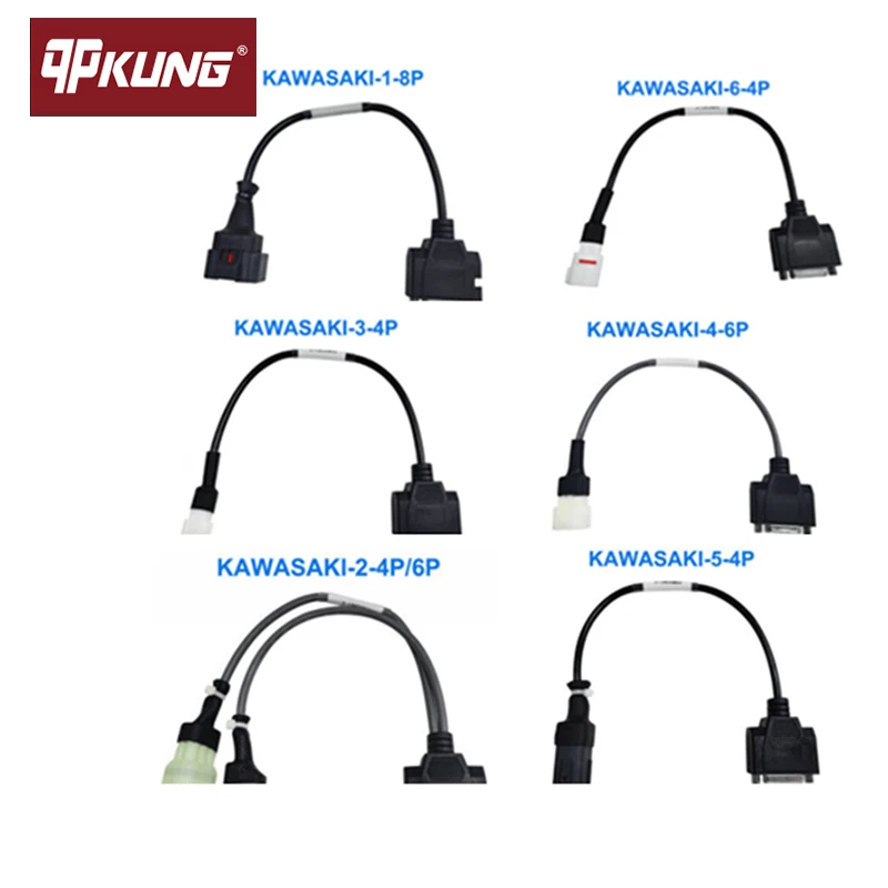 Диагностический кабель для мотоциклов разъем OBD2 удлинительного кабеля KAWASAK