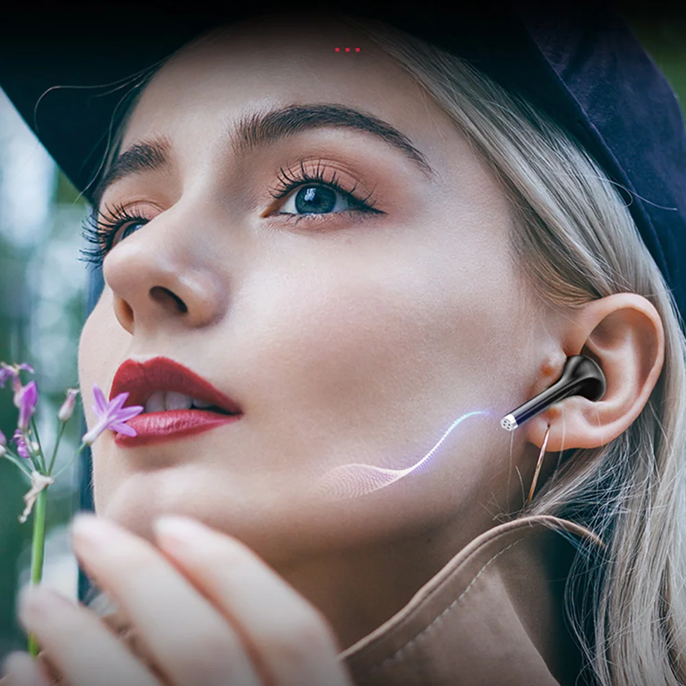 Bluetooth 5 0 беспроводные наушники HD звук палец умные сенсорные спортивные стерео