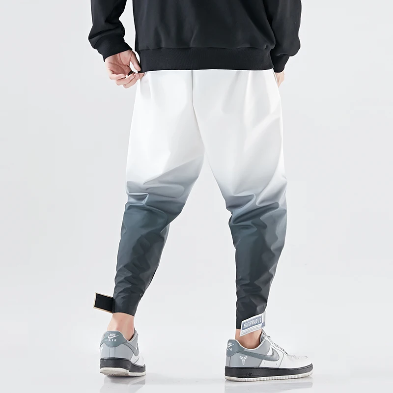 

Mens Spring Cargo Pants Trousers Men New Korea Style Pants Sweatpants Fashion Street Wear Loose Plus Size Patchwork Pants Men