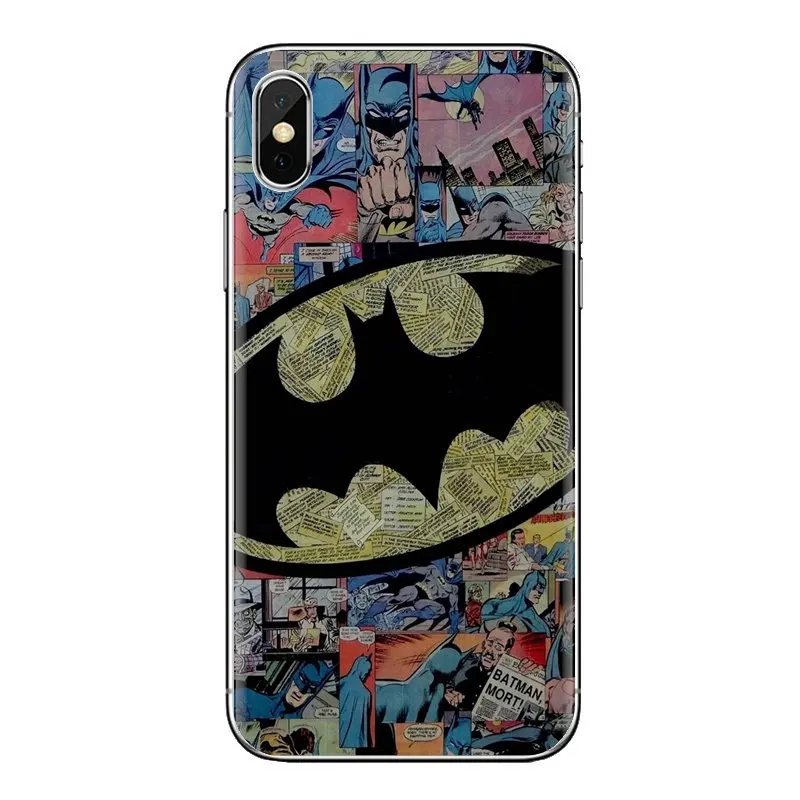 Transparent Soft Shell Covers For Xiaomi Mi3 Samsung A10 A30 A40 A50 A60 A70 Galaxy S2 Note 2 Grand Core Prime Batman Superhero |