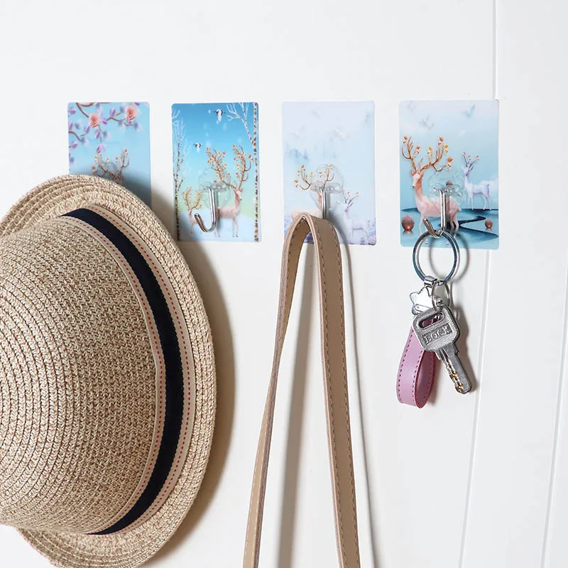 Держатель для сумочки самоклеящиеся аксессуары ванной комнаты кухонные крючки