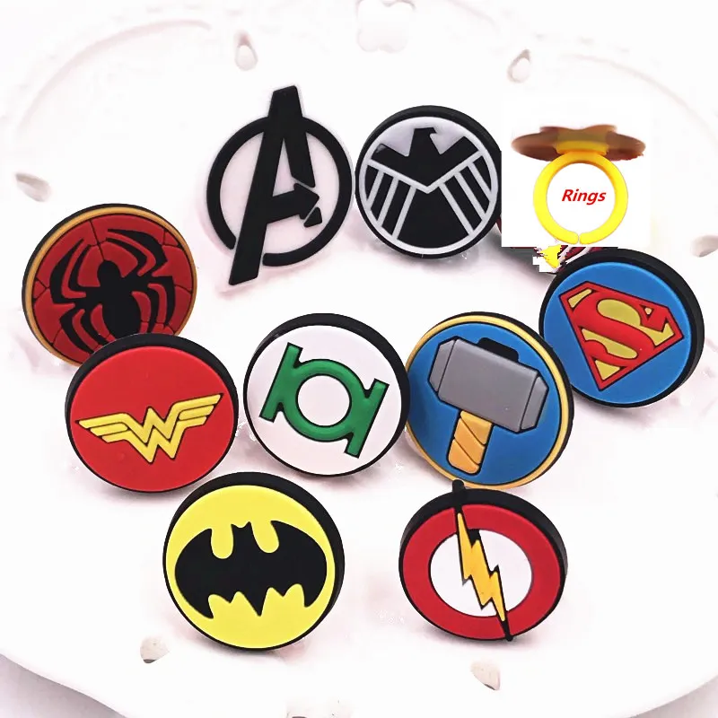 9 шт. крутые кольца с изображением супергероя значок пальцы оптовая продажа