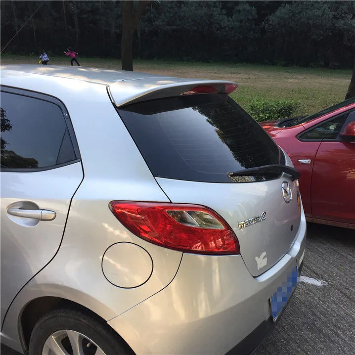 Спойлер для Mazda 2 высококачественный спойлер из АБС-материала заднего крыла