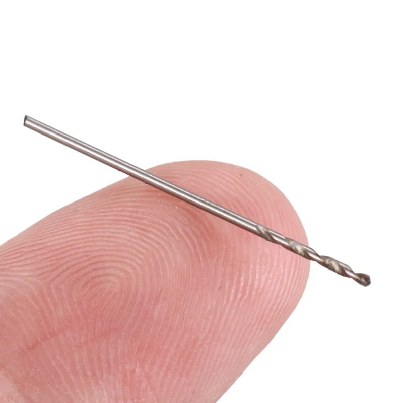 

20 Pieces Metal Straight Shank 0.8mm Twisted Drill Bit