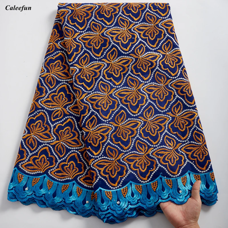 Африканская сухая кружевная ткань швейцарская вуаль с камнями швейцарское